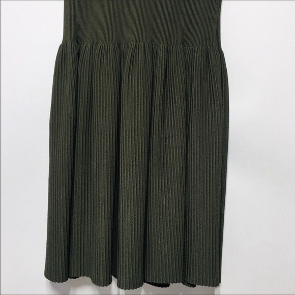 Diesel M-breed Ribbed Dress in Olive a green XXS - Picture 8 of 8